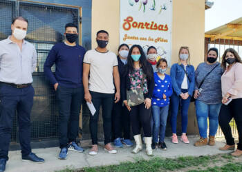 EL SENADOR ENRICO ACOMPAÑA EL TRABAJO DE CONTENCIÓN DE NIÑOS QUE REALIZA EN MERENDERO SONRISAS DE RUFINO