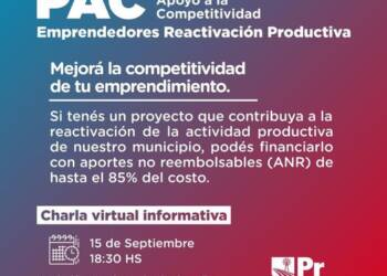 IMPORTANTE CHARLA VIRTUAL PAC EMPRENDEDORES