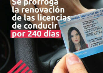 PRÓRROGA DE LINCENCIAS DE CONDUCIR