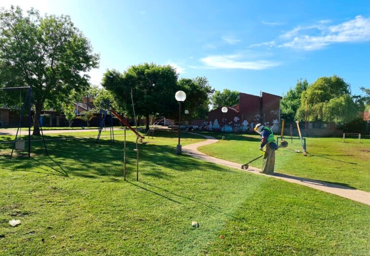 VILLA CAÑAS: AVANZA LA OBRA DE PAVIMENTACIÓN DE CALLE 60