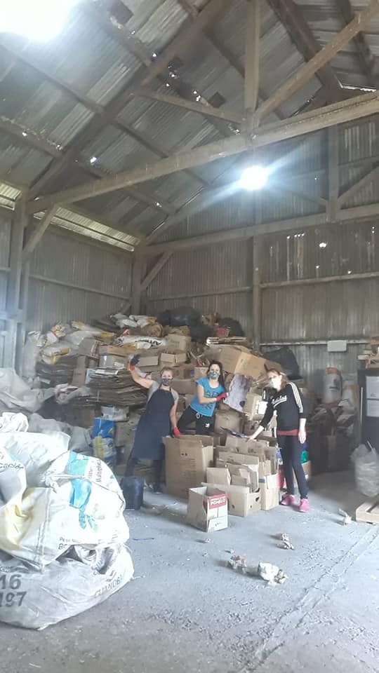 OTRO DIA DE MUCHO TRABAJO PARA ARRIBEÑOS RECICLA