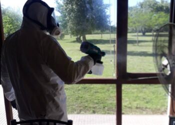 Desinfección del Hogar de Abuelos de Alem