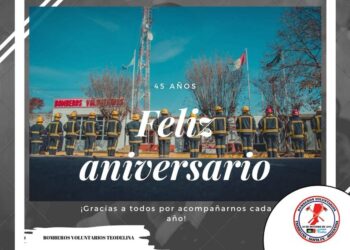 ¡FELIZ ANIVERSARIO BOMBEROS VOLUNTARIOS DE TEODELINA!