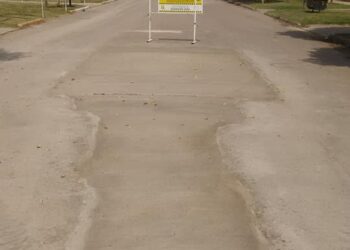 SE FINALIZÓ LA REPARACIÓN DE LOZAS DE HORMIGÓN EN AVDA. 25 de MAYO