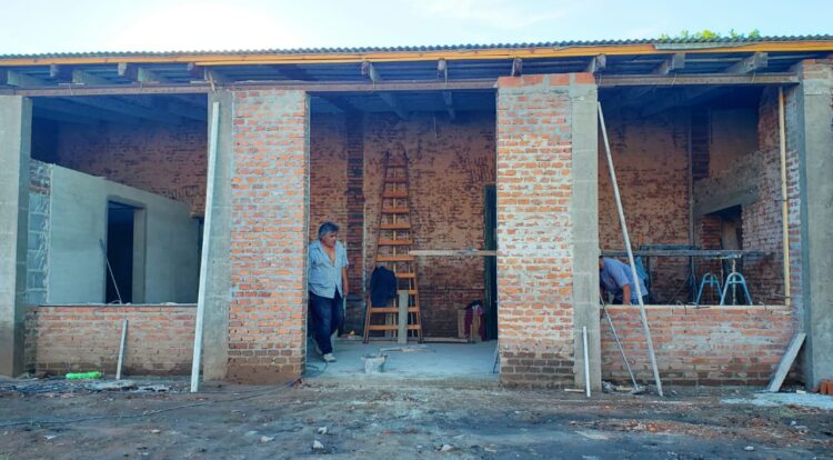 EL SENADOR ENRICO ACOMPAÑA CON GESTIONES LA OBRA DEL MULTIESPACIO COMUNAL DE LAZZARINO