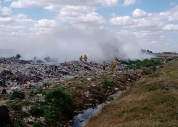 INCENDIO EN EL BASURAL DE TEODELINA