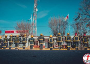 AGRADECIMIENTO DE BOMBEROS A LA COMUNIDAD DE TEODELINA