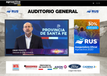 PEROTTI EN LA INAUGURACIÓN DE AGROACTIVA VIRTUAL: “INICIATIVAS COMO ESTAS AYUDAN Y CONTRIBUYEN A PONER A SANTA FE DE PIE