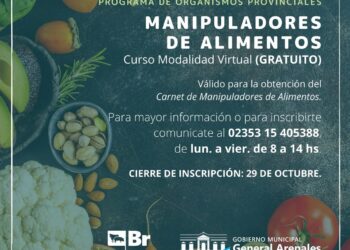 Curso Virtual GRATUITO para Manipuladores de Alimentos.