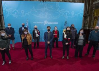 Kicillof y Díaz presentaron la Escuela Sindical de Género