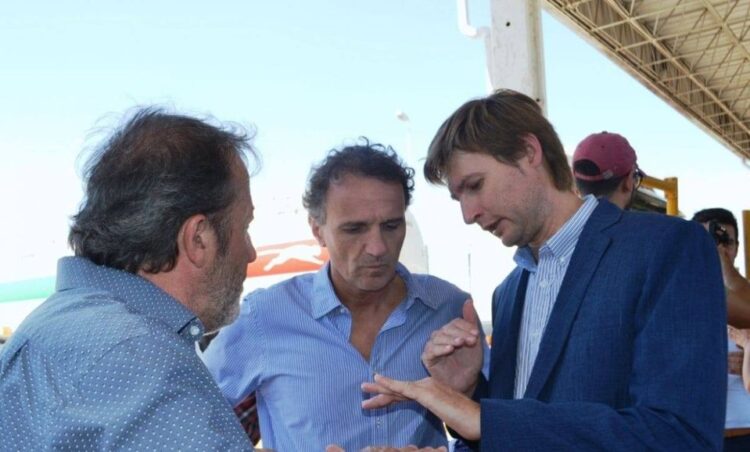 El Ministro de Obras Públicas de la Nación, Gabriel Katopodis, visitó el distrito de Lendro N. Alem