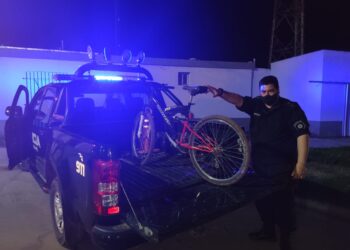 CARMEN: LA POLICIA RECUPERÓ UNA BICICLETA