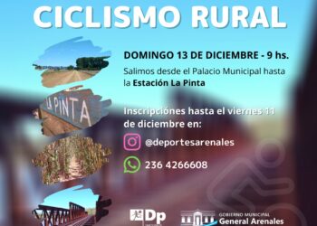 GENERAL ARENALES: CICLISMO RURAL