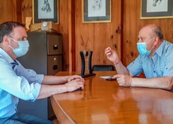 EL SENADOR ENRICO VISITÓ LA LOCALIDAD DE CARMEN PARA DAR CONTINUIDAD A PROYECTOS DE INSTITUCIONES