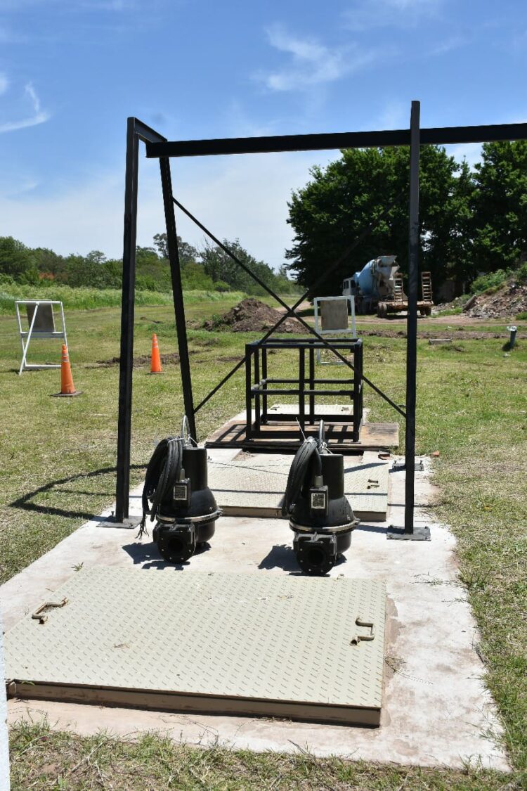REINICIO DE OBRA: DESAGÜES CLOACALES EN ARRIBEÑOS.