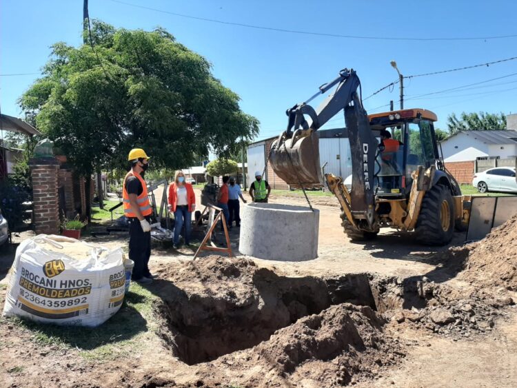GENERAL ARENALES: COMENZÓ LA OBRA DE CLOACAS