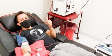 SANTA ISABEL: PRIMER DONANTE DE PLASMA LUCA VANNI .