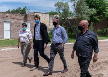 LEANDRO N. ALEM.: Autoridades municipales y provinciales recorrieron Fortín Acha