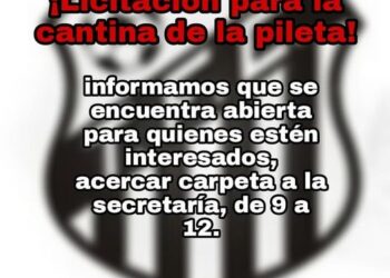 LICITACION PARA LA CANTINA DE LA PILETA DEL TEODELINA FBC.