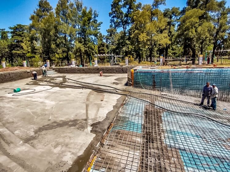 EL SENADOR ENRICO INFORMÓ QUE AVANZA A BUEN RITMO LA OBRA DEL PARQUE MUNICIPAL “ÁNGEL BULGHERONI” DE RUFINO