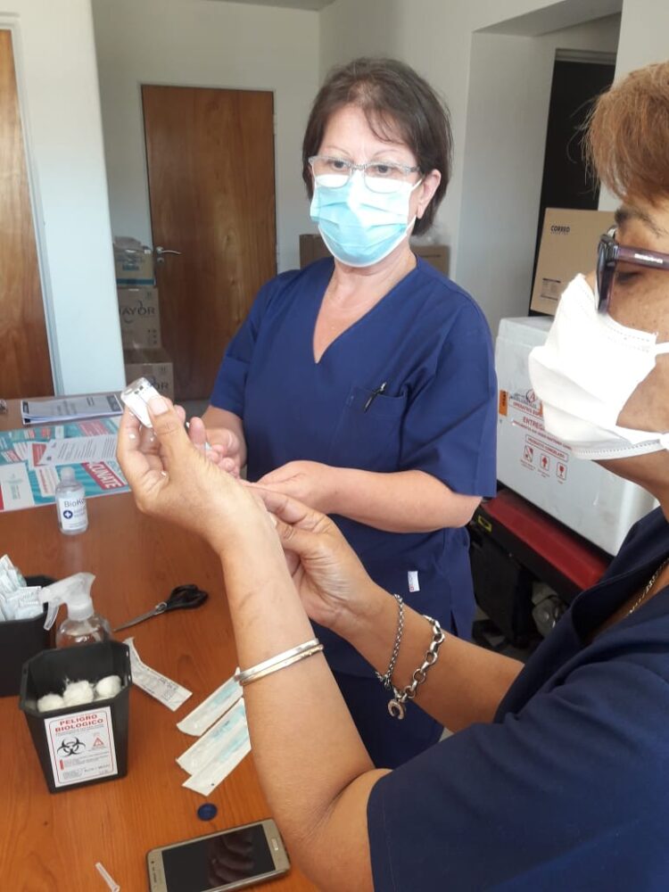 GENERAL ARENALES:   En el día de hoy llegaron las primeras 450 dosis de la vacuna contra el COVID19, Sputnik V.