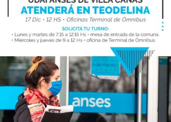 UDAI ANSES VILLA CAÑAS ATENDERÁ A LOS VECINOS DE TEODELINA