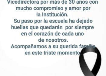 FALLECIO LA DOCENTE DE TEODELINA ESTELA PONA