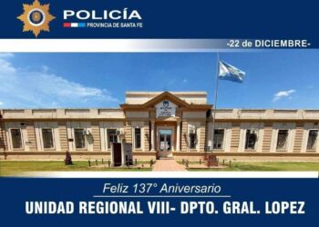 22 de diciembre: 137° Aniversario: UNIDAD REGIONAL VIII – DPTO. GENERAL LÓPEZ (1883)