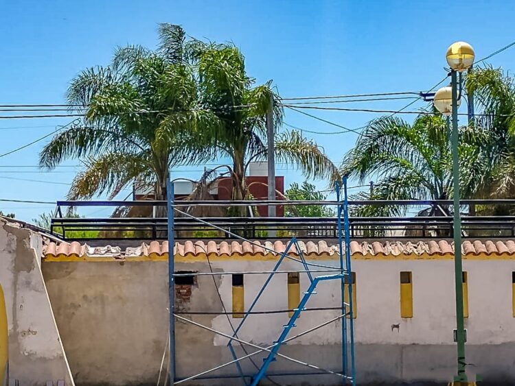 EL SENADOR ENRICO INFORMÓ QUE AVANZA A BUEN RITMO LA OBRA DEL PARQUE MUNICIPAL “ÁNGEL BULGHERONI” DE RUFINO