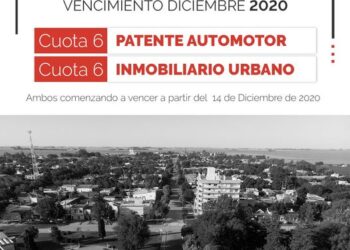 TEODELINA: VENCIMIENTOS DE IMPUESTOS DICIEMBRE 2020