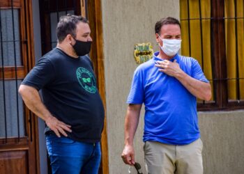 POR TODA LA REGIÓN: EL SENADOR ENRICO BRINDA APOYO A ESPACIOS DE FE, CULTURA Y DEPORTE EN RUFINO