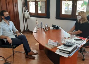 GENERAL ARENALES: LA INTENDENTE REVILLA RECIBIO LA VISITA DE SU PAR DE JUNIN PABLO PETRECCA