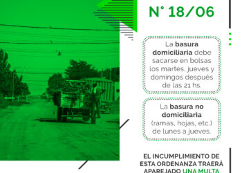 COMUNA DE TEODELINA: DIAS Y HORARIOS DE RECOLECCION DE RESIDUOS Y AGUA EN LA VIA PUBLICA