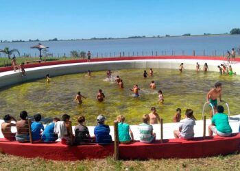 VILLA CAÑAS: COLONIA DE VACACIONES: BICICLETEADA AL BALNEARIO