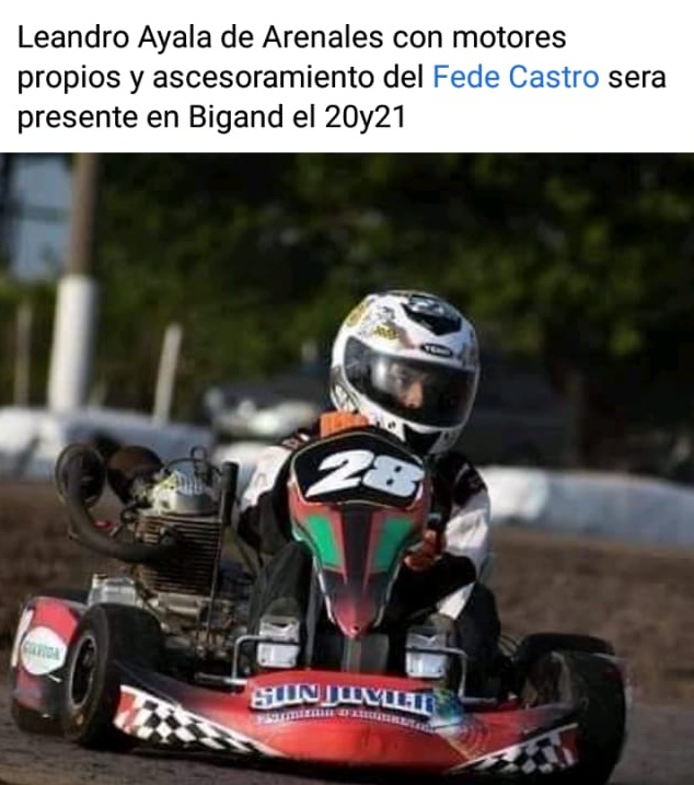 NUEVO KARTING DEL SUR : ESTE FIN DE SEMANA EN  BIGAND INICIA EL CAMPEONATO 2021