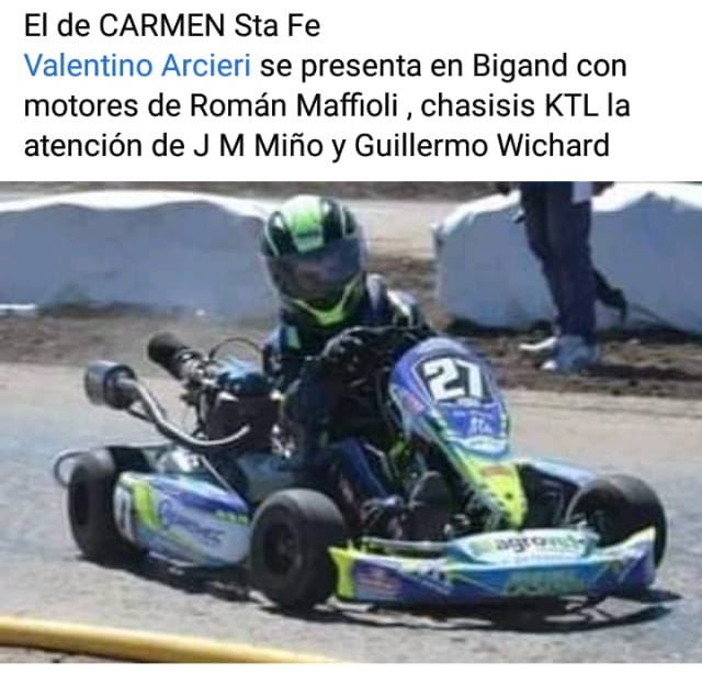 NUEVO KARTING DEL SUR : ESTE FIN DE SEMANA EN  BIGAND INICIA EL CAMPEONATO 2021