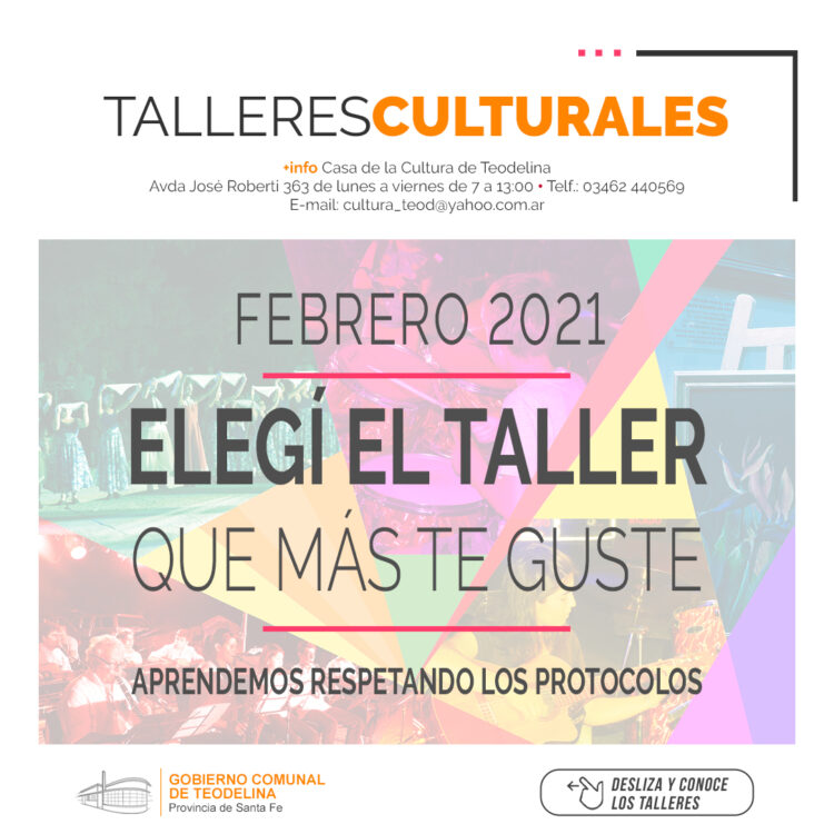 TEODELINA 𝗜𝗡𝗜𝗖𝗜𝗔 𝗨𝗡 𝗡𝗨𝗘𝗩𝗢 𝗖𝗜𝗖𝗟𝗢 𝗗𝗘 𝗧𝗔𝗟𝗟𝗘𝗥𝗘𝗦 𝗖𝗨𝗟𝗧𝗨𝗥𝗔𝗟𝗘𝗦 