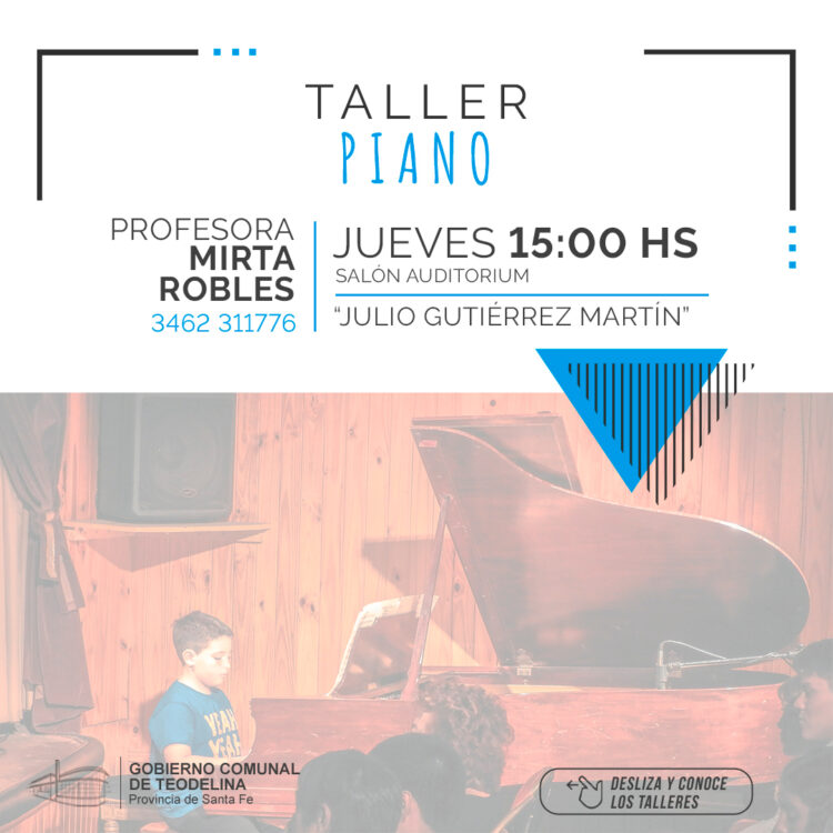 TEODELINA 𝗜𝗡𝗜𝗖𝗜𝗔 𝗨𝗡 𝗡𝗨𝗘𝗩𝗢 𝗖𝗜𝗖𝗟𝗢 𝗗𝗘 𝗧𝗔𝗟𝗟𝗘𝗥𝗘𝗦 𝗖𝗨𝗟𝗧𝗨𝗥𝗔𝗟𝗘𝗦 