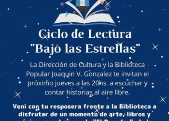 GENERAL ARENALES: Ciclo de Lectura “Bajo Las Estrellas” 