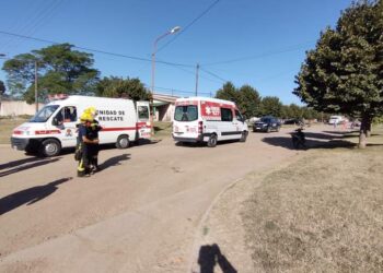 TEODELINA: CAIDA EN MOTOCICLETA