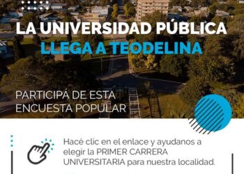 ¡Bienvenida Universidad Pública a Teodelina 