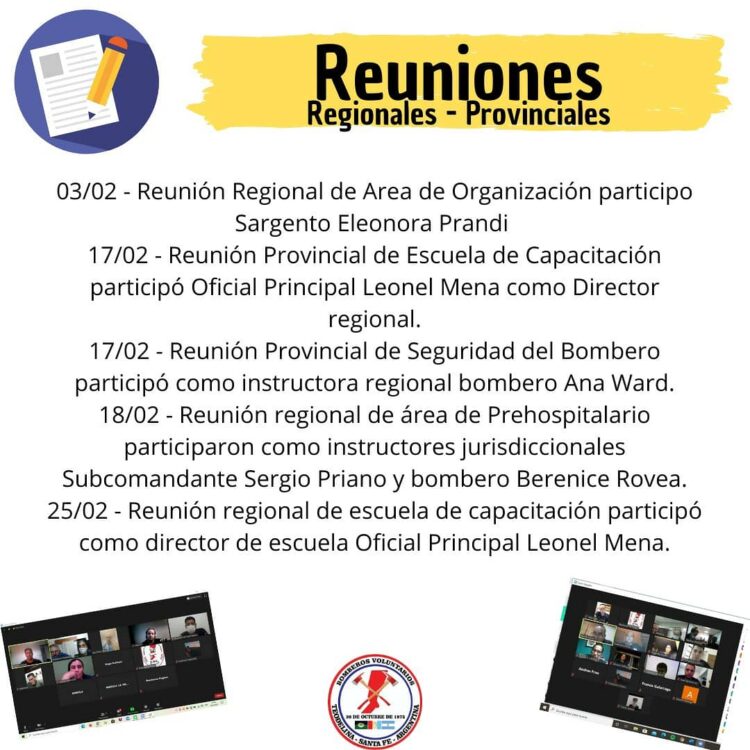 TEODELINA: RESUMEN DE ACTIVIDADES DEL MES DE FEBRERO DE BOMBEROS VOLUNTARIOS