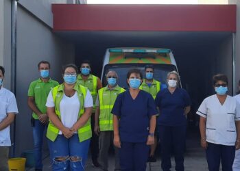 GENERAL ARENALES : VACUNACIÓN EN EL HOSPITAL MUNICIPAL.