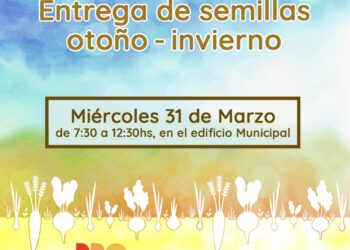 VILLA CAÑAS :PROHUERTA: ENTREGA DE SEMILLAS OTOÑO-INVIERNO