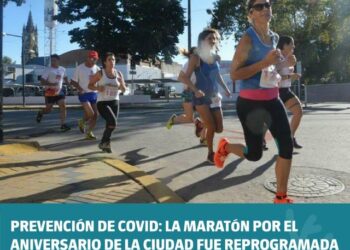 PREVENCIÓN DE COVID: LA MARATÓN POR EL ANIVERSARIO DE VENADO TUERTO FUE REPROGRAMADA