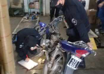 VENADO TUERTO: OPERATIVO DE INSPECCIÓN EN TALLERES DE MOTOS