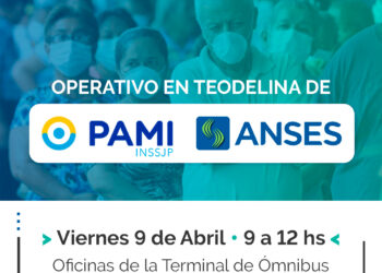 TEODELINA: OPERATIVO DE PAMI EL VIERNES 9 DE ABRIL