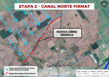 EL SENADOR ENRICO PIDE CELERIDAD EN EL PLAN DE DESAGÜES DE FIRMAT