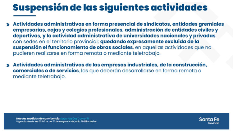 EL GOBERNADOR PEROTTI ANUNCIÓ LAS MEDIDAS DE CONVIVENCIA QUE REGIRÁN DESDE EL PRÓXIMO 31 DE MAYO EN LA PROVINCIA