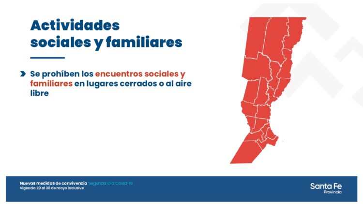 Hasta fin de mes: RESTRICCIONES MÄS DURAS: una por una las nuevas medidas de la provincia de Santa Fe